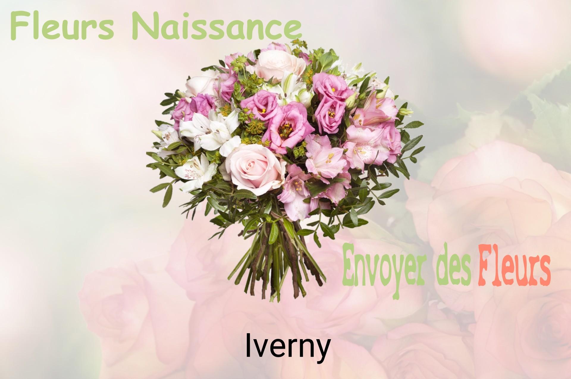 Bouquet de fleurs de naissance livré à Iverny